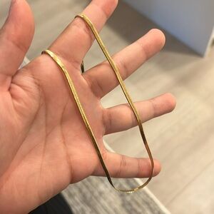 18k gold plated necklace